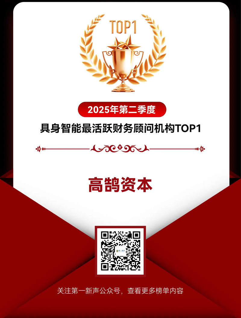 高鹄资本荣获「第一新声」2025年二季度最活跃机构多项TOP大奖(图1) 高鹄资本荣获「第一新声」2025年二季度最活跃机构多项TOP大奖(图1)